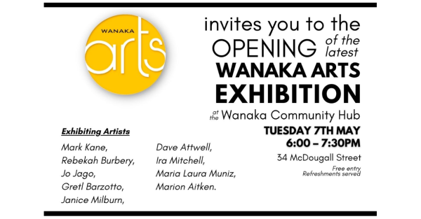 Te Wāhi Toi - Wanaka Arts Community Hub exhibition – Opening Night